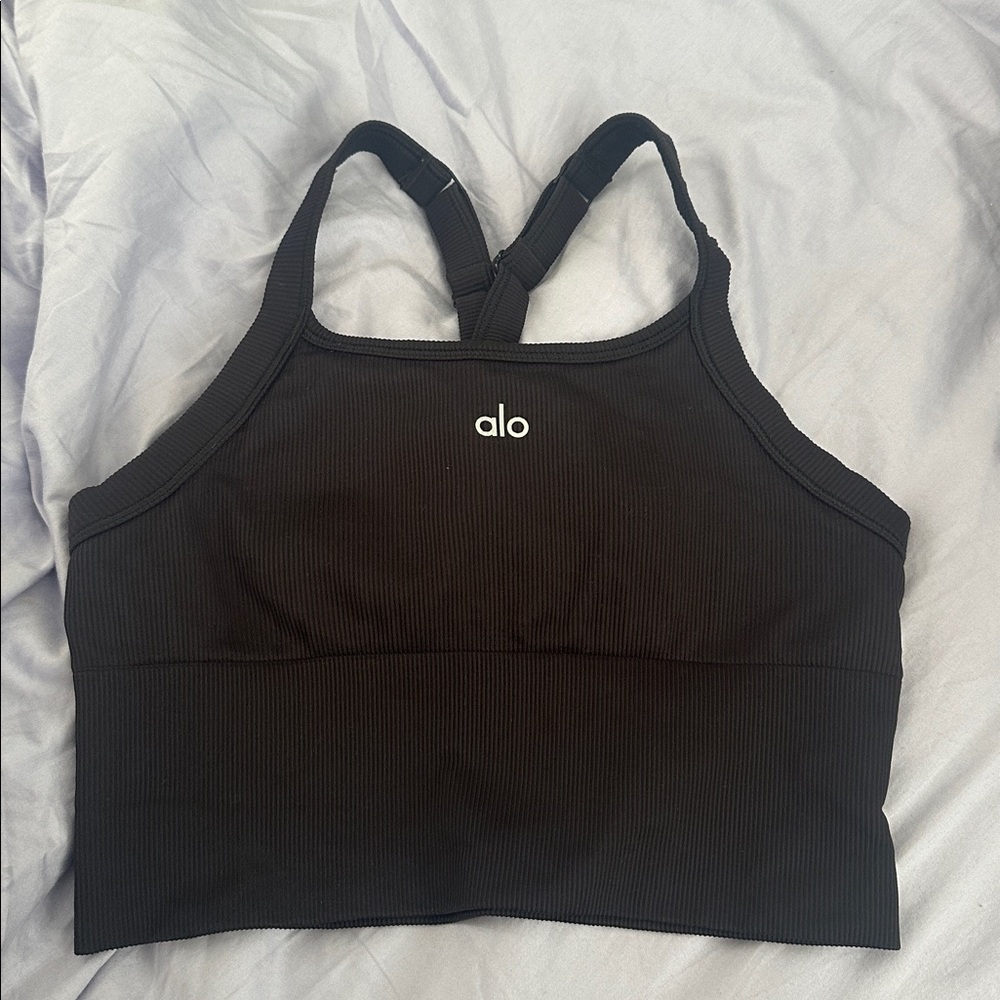 ALO Yoga seamless ribbed favorite bra tank